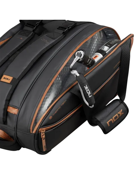 Sac (De) Padel Nox Luxury Open Series Noir Marron Bpopenblbr |NOX |Accessoires de pagaie Sac (De) Padel Nox Luxury Open Series Noir Marron Bpopenblbr |NOX |Accessoires de pagaie