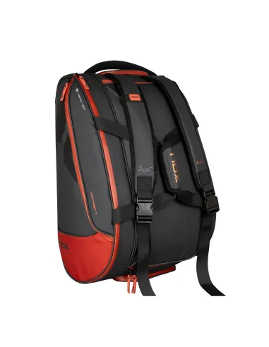 Paletero Nox Luxury Open Series Negro Rojo Bpopenblre |NOX |Complementos pádel