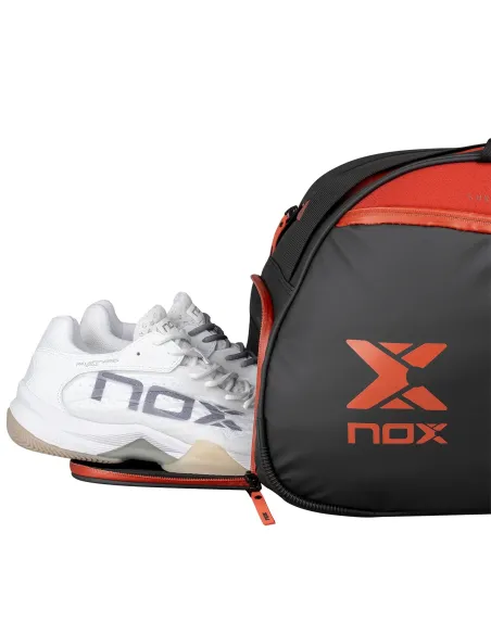 Padelbag Nox Luxury Open Series Black Red Bpopenblre |NOX |Paddle accessories