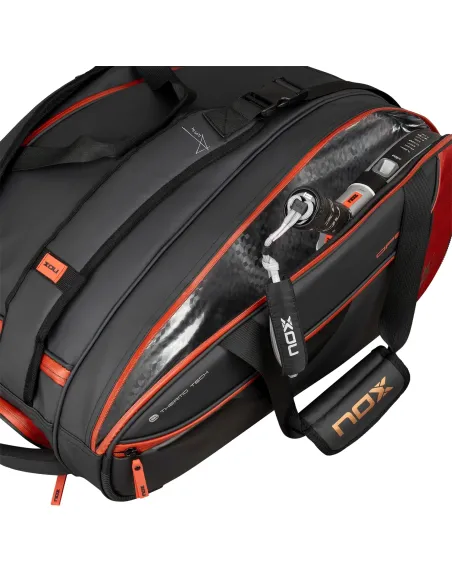 Sac (De) Padel Nox Luxury Open Series Noir Rouge Bpopenblre |NOX |Accessoires de pagaie Sac (De) Padel Nox Luxury Open Series Noir Rouge Bpopenblre |NOX |Accessoires de pagaie