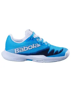 Babolat Jet Premura 2 Bleu Cyan Junior 3J4S25C756 |BABOLAT |Chaussures de padel