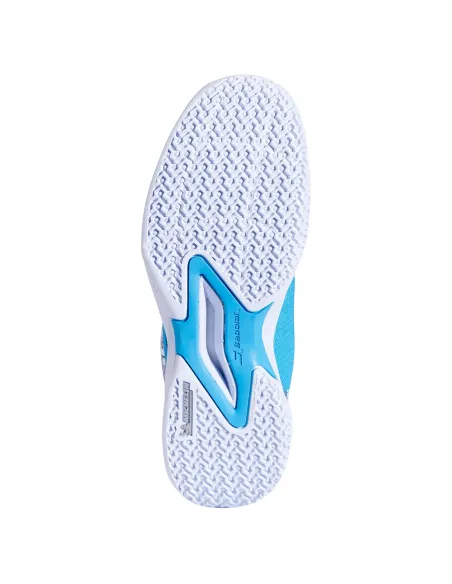 Babolat Jet Premura 2 Bleu Cyan Junior 3J4S25C756 |BABOLAT |Chaussures de padel