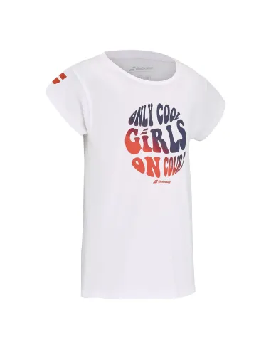 T-Shirt Babolat Exercise Cotton Tee Girl |BABOLAT |Padel clothing