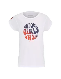 Camiseta Babolat Exercise Cotton Tee Niña |BABOLAT |Vêtements de padel