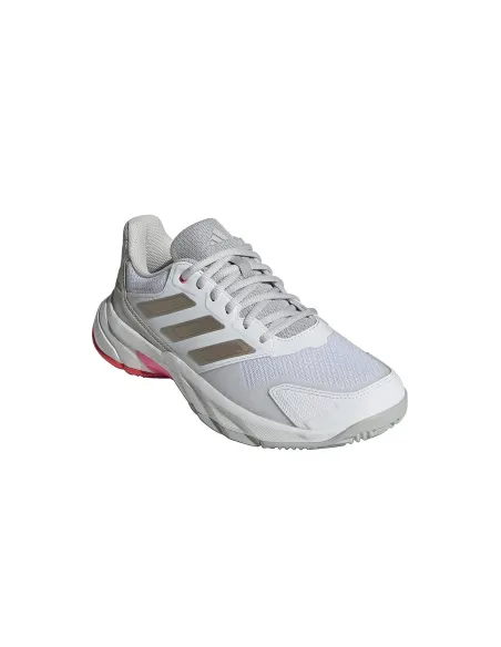 Adidas Courtjam Contrôle W Ih2968 Blanc Femme |ADIDAS |Chaussures de padel