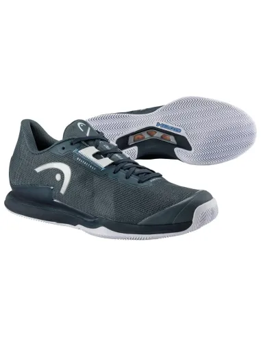 Head Sprint Pro 3.5 Clay 273114 Gris Oscuro |HEAD |Zapatillas de pádel
