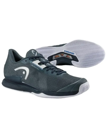 Head Sprint Pro 3.5 Clay 273114 Gris Oscuro |HEAD |Zapatillas de pádel