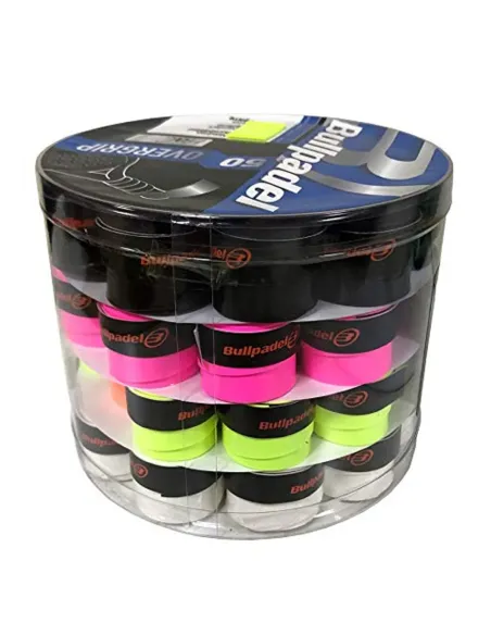 50 Overgrips Bucket Bullpadel Multicolor |BULLPADEL |Paddle accessories