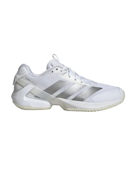Adidas Adizero Ubersonic 5 Clay Branco Mulher Js2890 |ADIDAS |Sapatilhas de padel