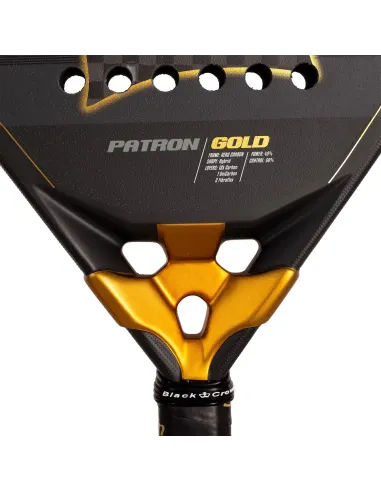 Black Crown Patron Gold 2025 |BLACK CROWN |Raquettes de padel
