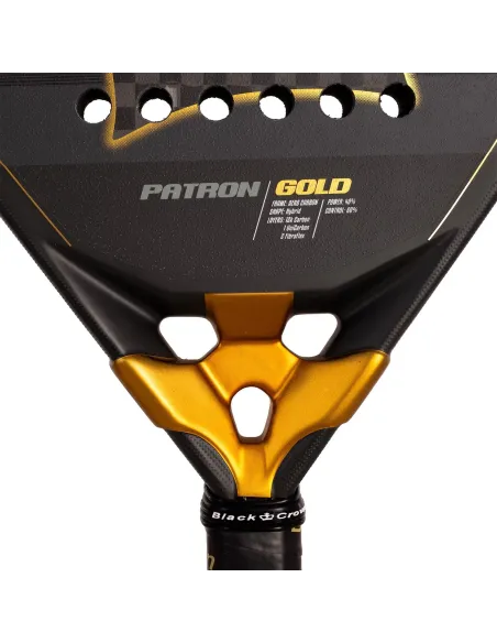 Black Crown Patron Gold 2025 |BLACK CROWN |Raquettes de padel Black Crown Patron Gold 2025 |BLACK CROWN |Raquettes de padel
