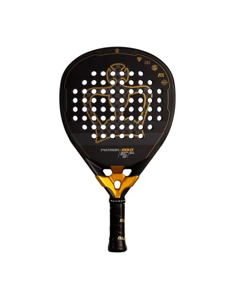 Black Crown Patron Gold 2025 |BLACK CROWN |Raquettes de padel Black Crown Patron Gold 2025 |BLACK CROWN |Raquettes de padel