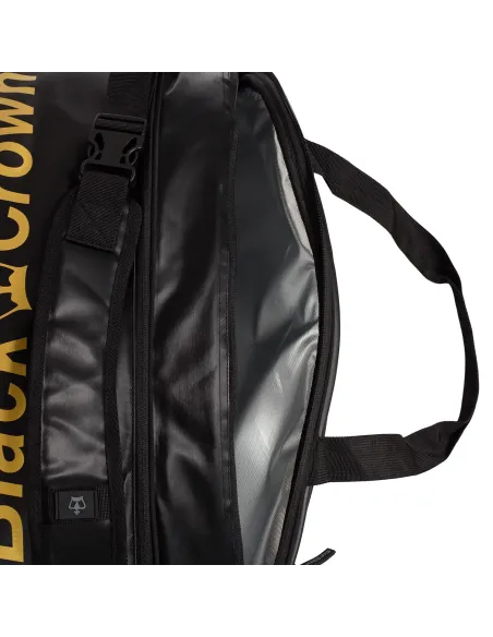 Black Crown Ultimate Pro 2.0 Black/Gold Sacos Padel |BLACK CROWN |Acessórios de remo