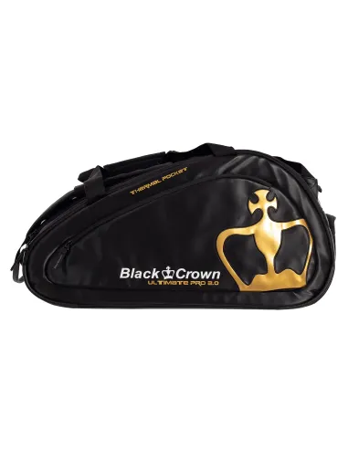 Black Crown Ultimate Pro 2.0 Nero/Oro Portaracchette |BLACK CROWN |Accessori per padel