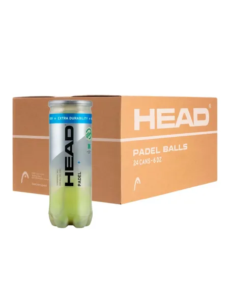 Caisse De 24 Boîtes De 3 Balles Head Padel Pro + |HEAD |Cartons Caisse De 24 Boîtes De 3 Balles Head Padel Pro + |HEAD |Cartons