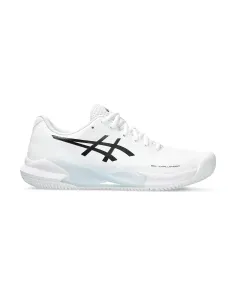 Asics Gel-Challenger 14 Clay Blanco Negro 1041A449 101 |ASICS |Zapatillas de pádel