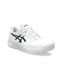 Asics Gel-Challenger 14 Clay Bianco Nero 1041A449 101 |ASICS |Scarpe da padel 2