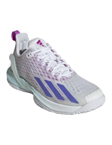 Adidas Adizero Cybersonic W ID8551 BLANC |ADIDAS |Chaussures de padel