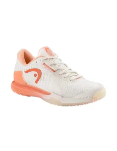 Head Sprint Pro 4.0 Padel 274655 White/Coral Women |HEAD |Padel shoes