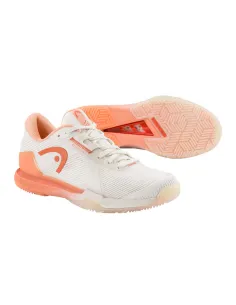 Head Sprint Pro 4.0 Padel 274655 White/Coral Women |HEAD |Padel shoes 2
