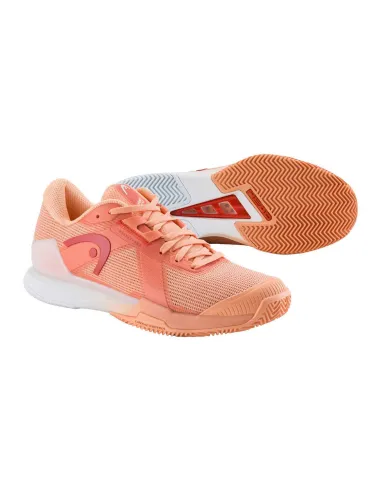 Head Sprint Pro 4.0 Clay 274155 Cowh Coral Mulher |HEAD |Sapatilhas de padel
