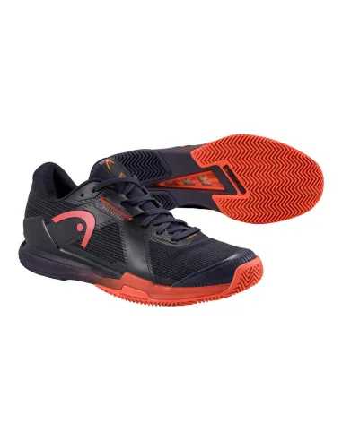 Head Sprint Pro 4.0 Clay 273135 AZUL OSCURO |HEAD |Zapatillas de pádel