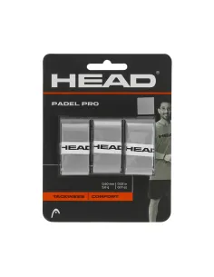 3 unità Overgrip Head Padel Pro Grigio
