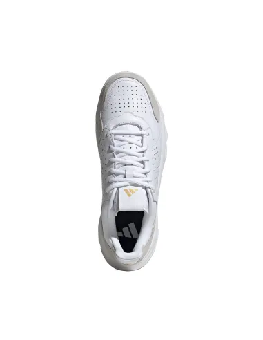 Adidas Courtjam Control 3 Premium Branco Unissex Ji4235 |ADIDAS |Sapatilhas de padel