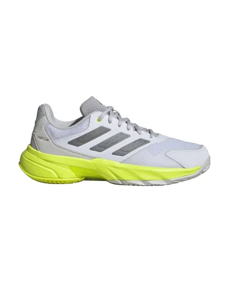 Adidas Courtjam Controllo 3 Clay Bianco Donna Js2895 |ADIDAS |Scarpe da padel