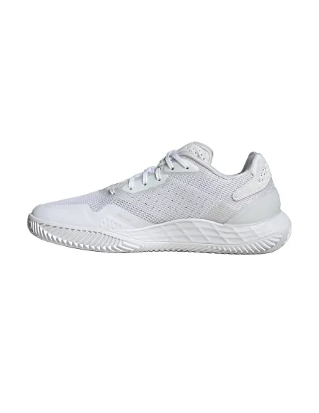 Adidas Defiant Speed 2 W Clay Branco Mulher Js2892 |ADIDAS |Sapatilhas de padel
