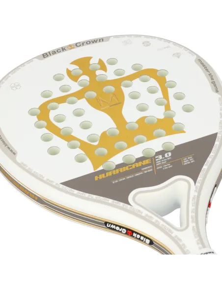 Black Crown Hurricane 3.0 Femme |BLACK CROWN |Raquettes de padel Black Crown Hurricane 3.0 Femme |BLACK CROWN |Raquettes de padel