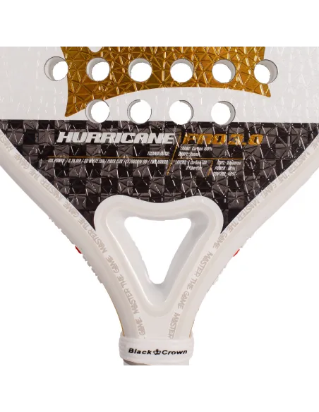 Black Crown Hurricane Pro 3.0 Para Mulher |BLACK CROWN |Raquetes de padel