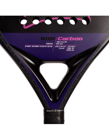 Black Crown Win Carbon 2025 |BLACK CROWN |Padel Rackets
