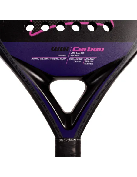 Black Crown Win Carbon 2025 |BLACK CROWN |Padel Rackets