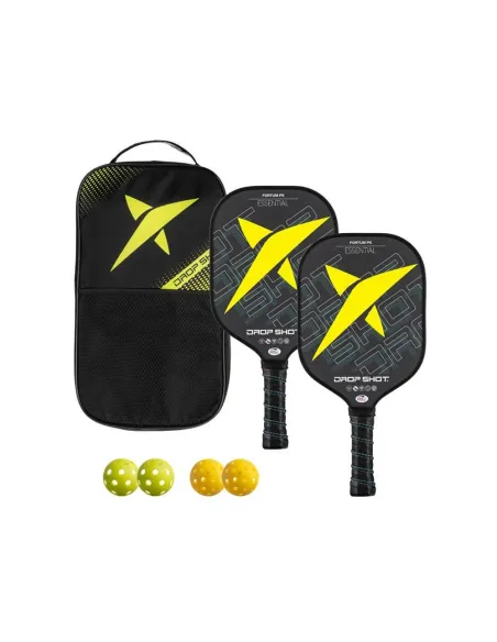 Pack 2Pcs. Pickleball Fortum 1.0 + 4 Pcs Dropshot Outdoor Balls |DROP SHOT |Other Sports Pack 2Pcs. Pickleball Fortum 1.0 + 4 Pcs Dropshot Outdoor Balls |DROP SHOT |Other Sports