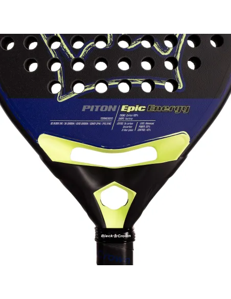Black Crown Piton Epic Energy 2025 |BLACK CROWN |Racchette da padel Black Crown Piton Epic Energy 2025 |BLACK CROWN |Racchette da padel