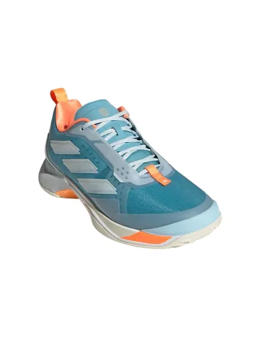 Adidas Avacourt Azul Cinza Mulher Hq8403 |ADIDAS |Sapatilhas de padel ADIDAS