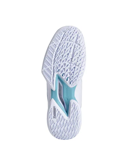 Babolat Jet Tere 2 All Court Blanc Femme 3A1S25C651 |BABOLAT |Chaussures de padel