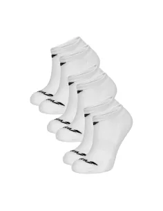 Lot de 3 paires de chaussettes invisibles Babolat Junior blanches |BABOLAT |Chaussettes