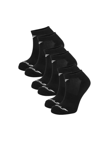Ibabolat Invisible Socks 3 Pack Junior Black |BABOLAT |Socks