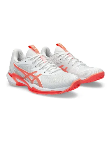 Asics Solution Speed FF 3 1042A250-100 Blanc Femme |ASICS |Chaussures de padel