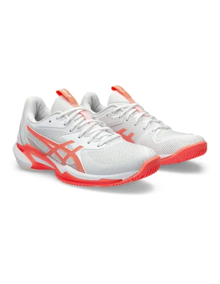 Asics Solution Speed FF 3 1042A250-100 Branco Feminino |ASICS |Sapatilhas de padel