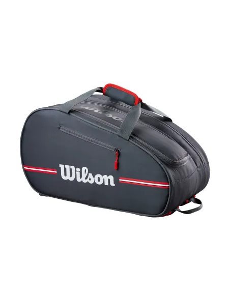 Sac (De) Padel Wilson Padel Équipe Noir Wr8908701001 |WILSON |Accessoires de pagaie Sac (De) Padel Wilson Padel Équipe Noir Wr8908701001 |WILSON |Accessoires de pagaie