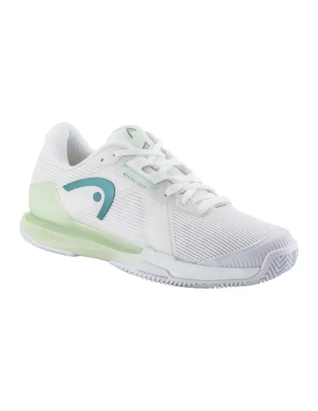 Head Sprint Pro 4.0 Clay 274195 Whln Blanc Femme |HEAD |Chaussures de padel Head Sprint Pro 4.0 Clay 274195 Whln Blanc Femme |HEAD |Chaussures de padel