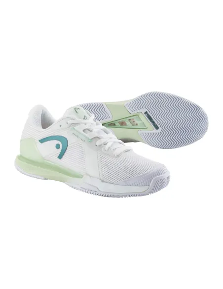 Head Sprint Pro 4.0 Clay 274195 Whln Blanc Femme |HEAD |Chaussures de padel Head Sprint Pro 4.0 Clay 274195 Whln Blanc Femme |HEAD |Chaussures de padel