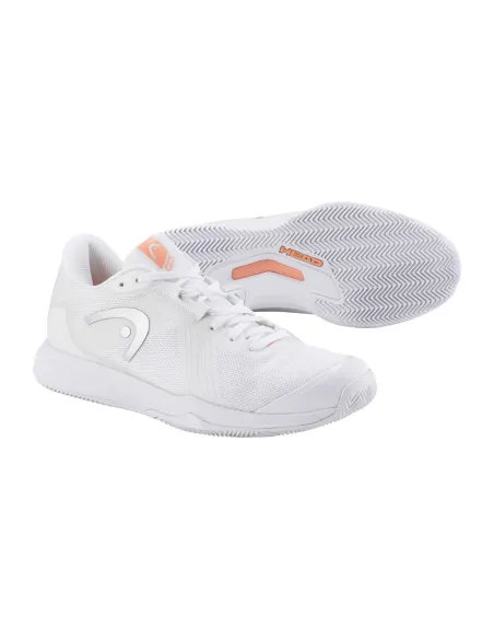 Head Sprint Team 4.0 Clay 274455 Whco Blanc Femme |HEAD |Chaussures de padel Head Sprint Team 4.0 Clay 274455 Whco Blanc Femme |HEAD |Chaussures de padel