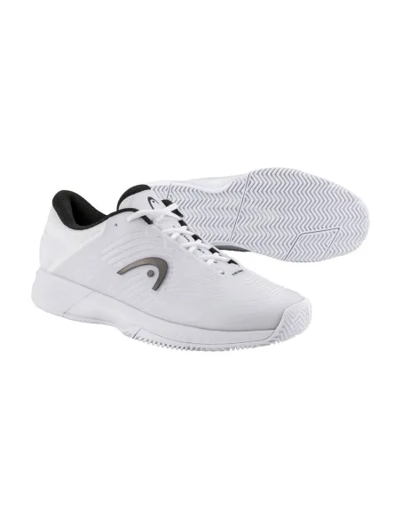 Head Revolt Pro 4.5 Clay 273275 Whbk Blanc |HEAD |Chaussures de padel Head Revolt Pro 4.5 Clay 273275 Whbk Blanc |HEAD |Chaussures de padel