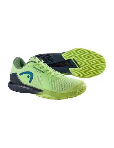 Head Sprint Pro 4.0 Clay 273155 Lime |HEAD |Scarpe da padel