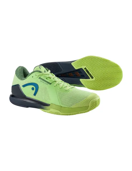 Head Sprint Pro 4.0 Clay 273155 Lime |HEAD |Scarpe da padel Head Sprint Pro 4.0 Clay 273155 Lime |HEAD |Scarpe da padel
