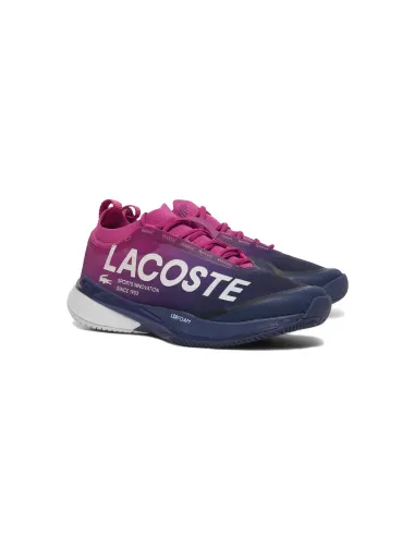 Lacoste Ag-Lt Lite Clay 49Sfa0140 Rose Femme |LACOSTE |Chaussures de padel